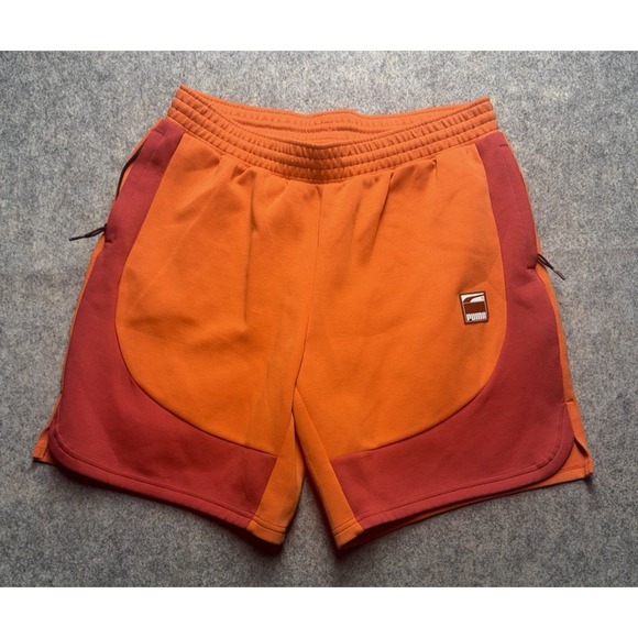 Puma Other - PUMA Men's Dime Shorts Tigerlily -America Beauty Size XL